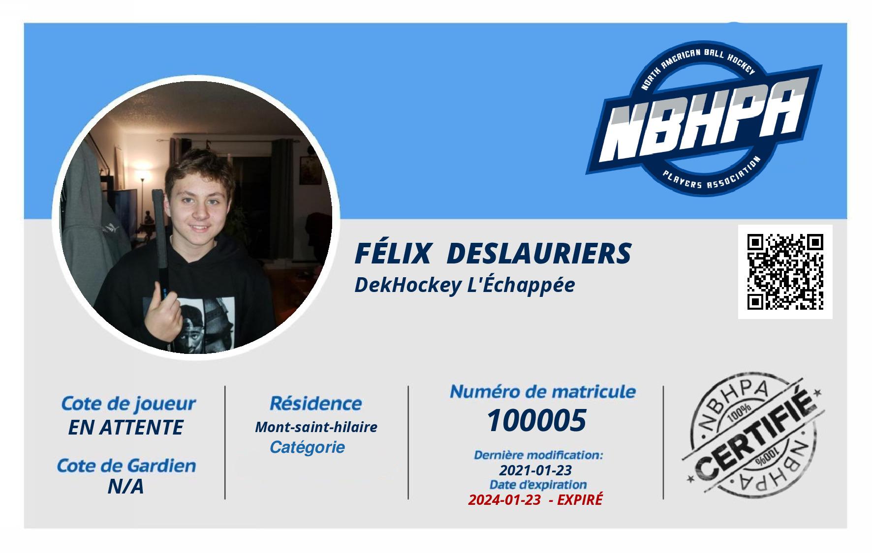 Félix  Deslauriers