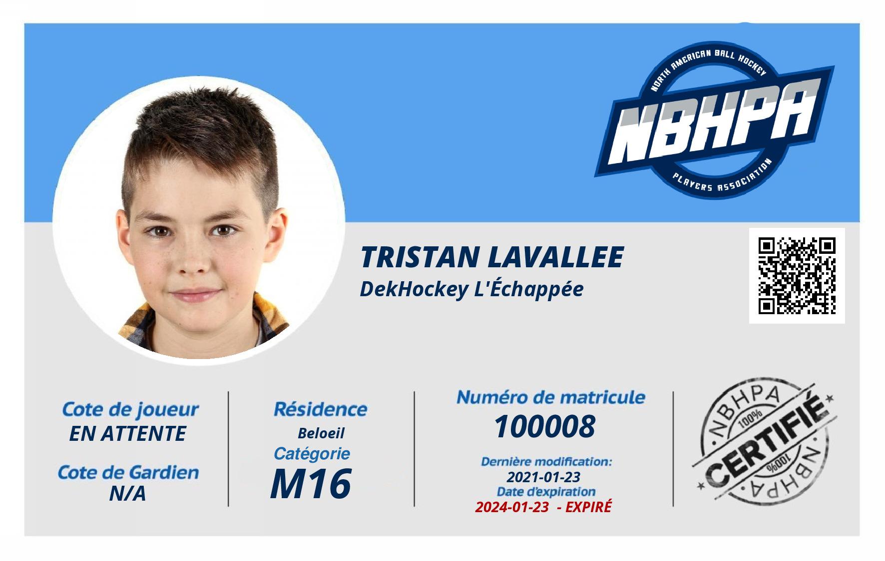 Tristan Lavallee