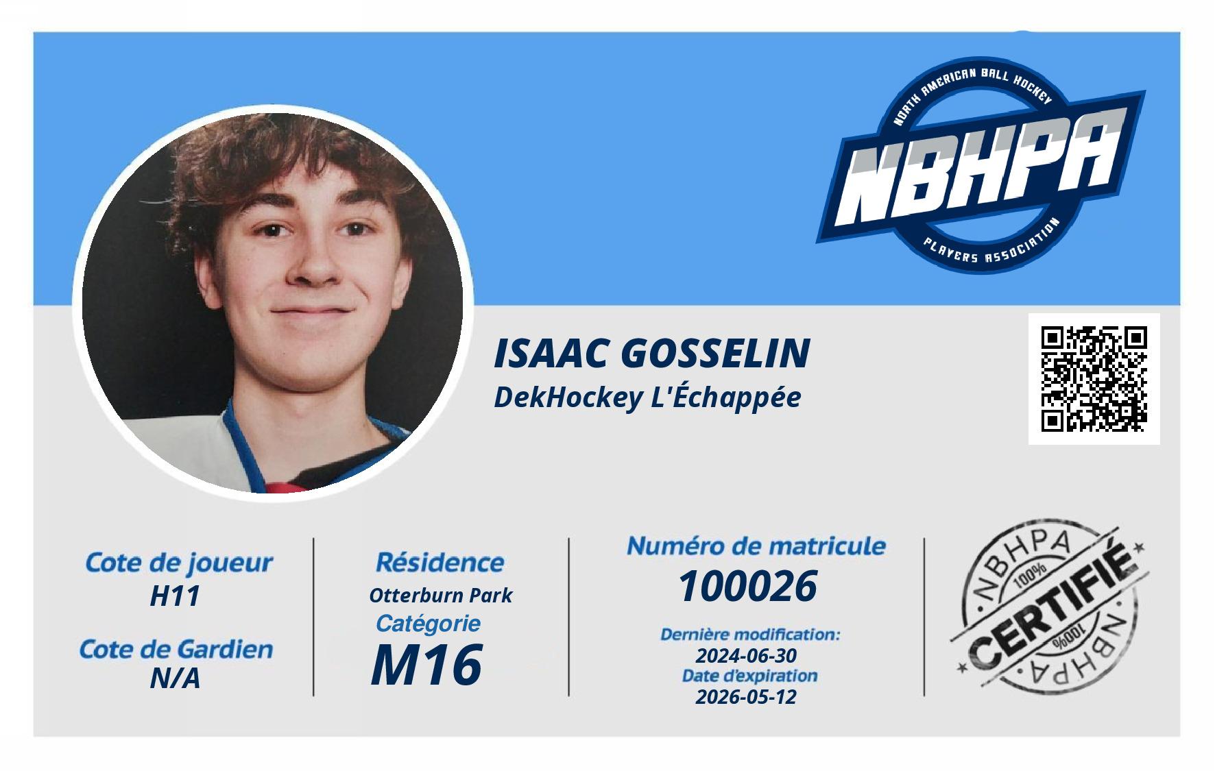 Isaac Gosselin
