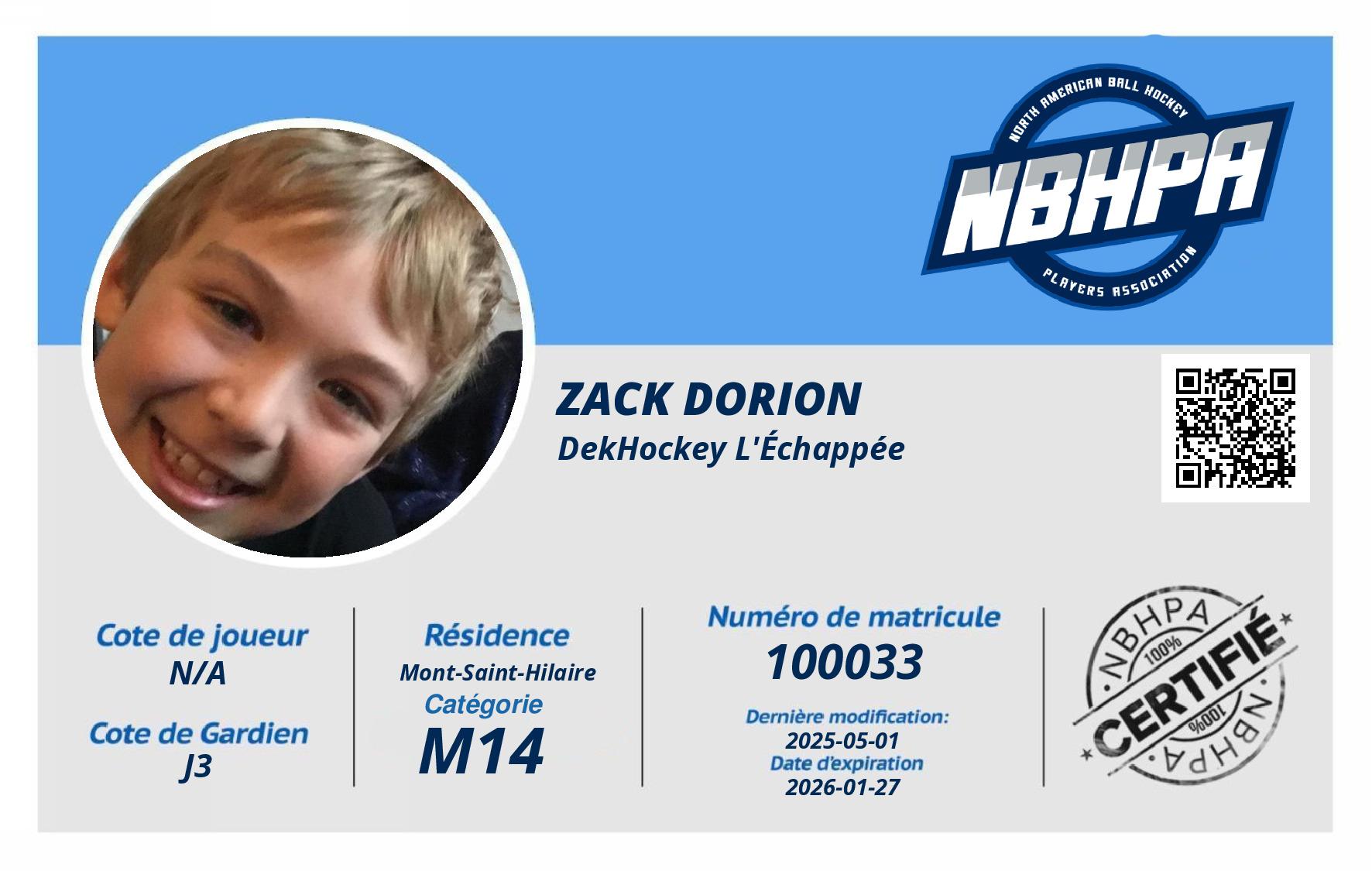 Zack Dorion