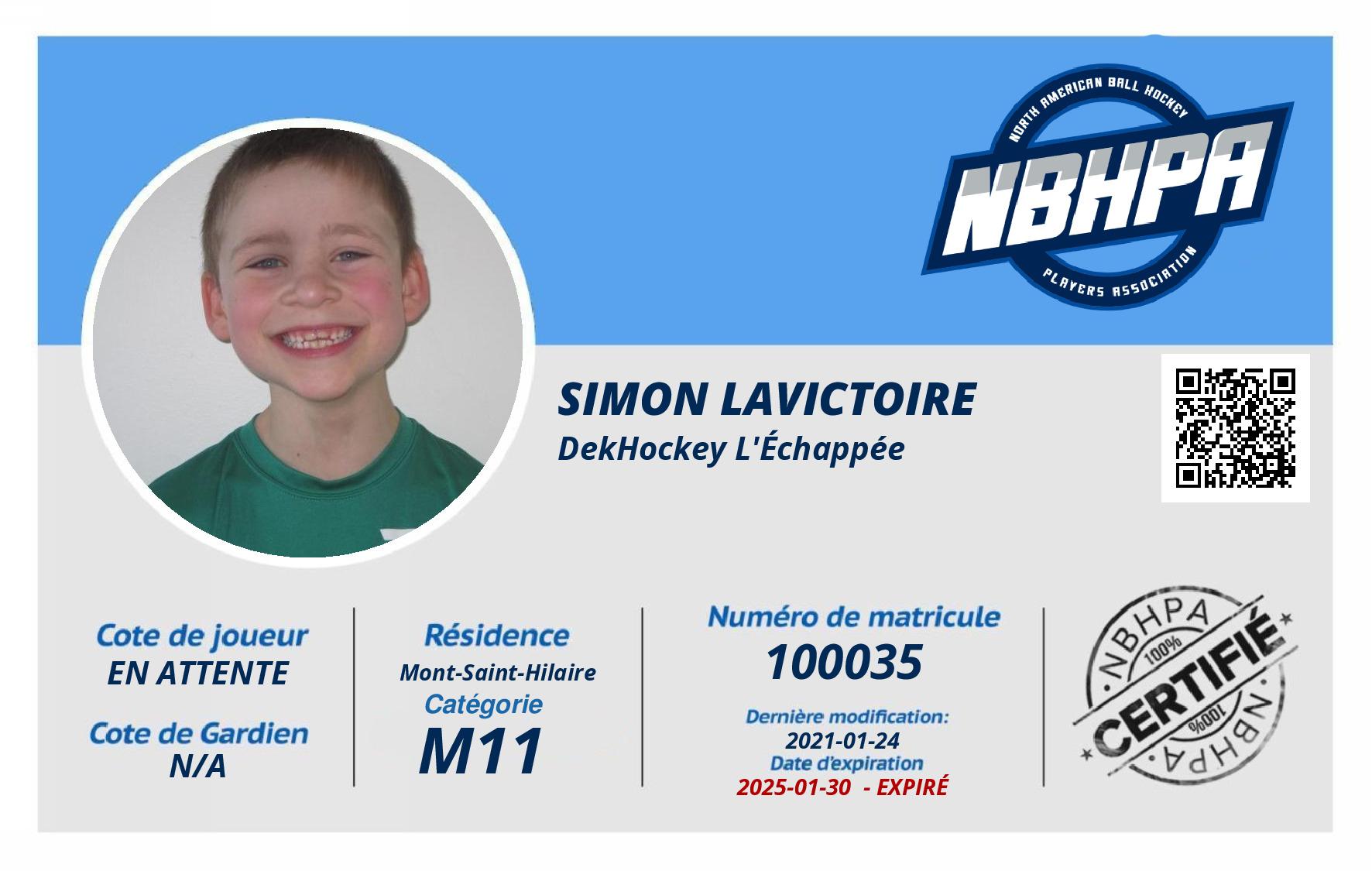 Simon Lavictoire