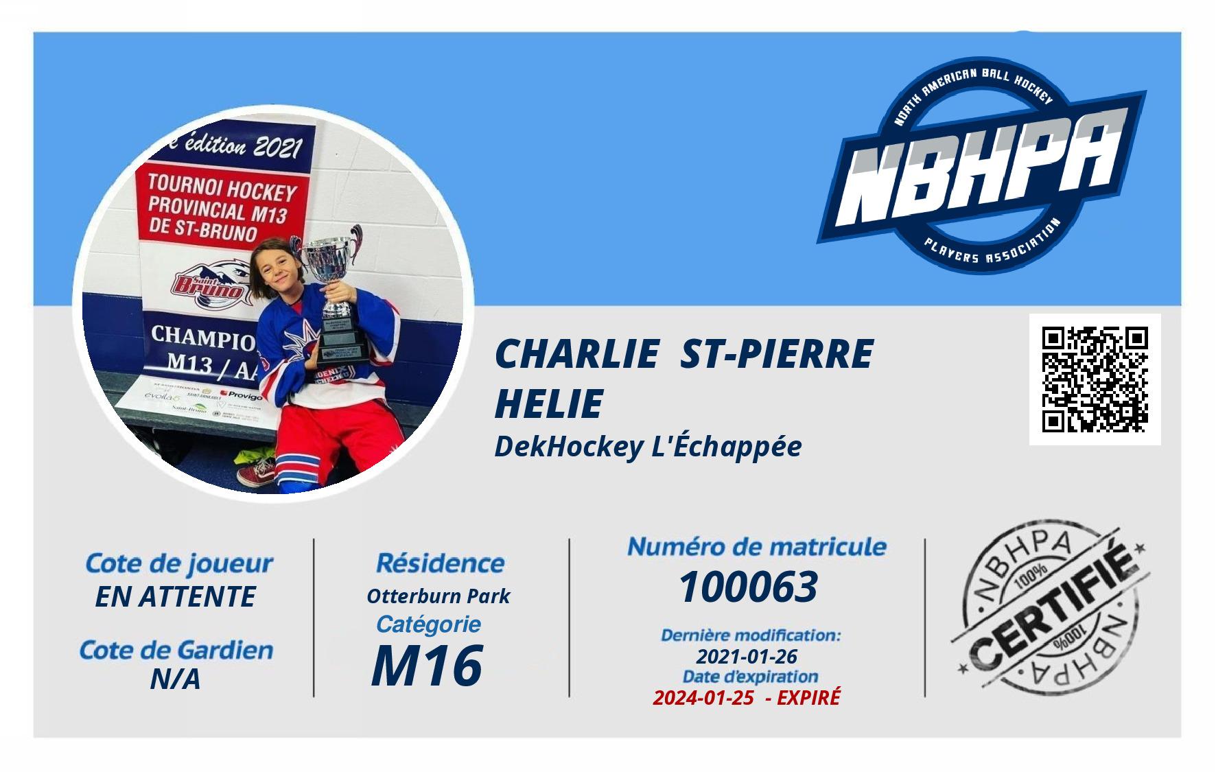 Charlie  St-Pierre Helie 