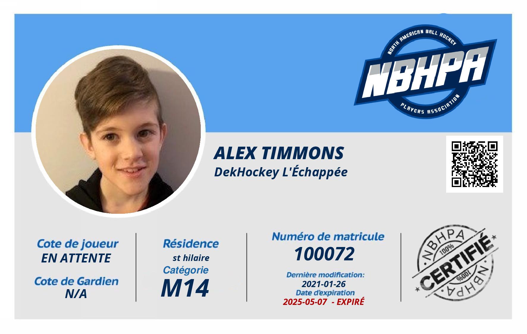 Alex Timmons 