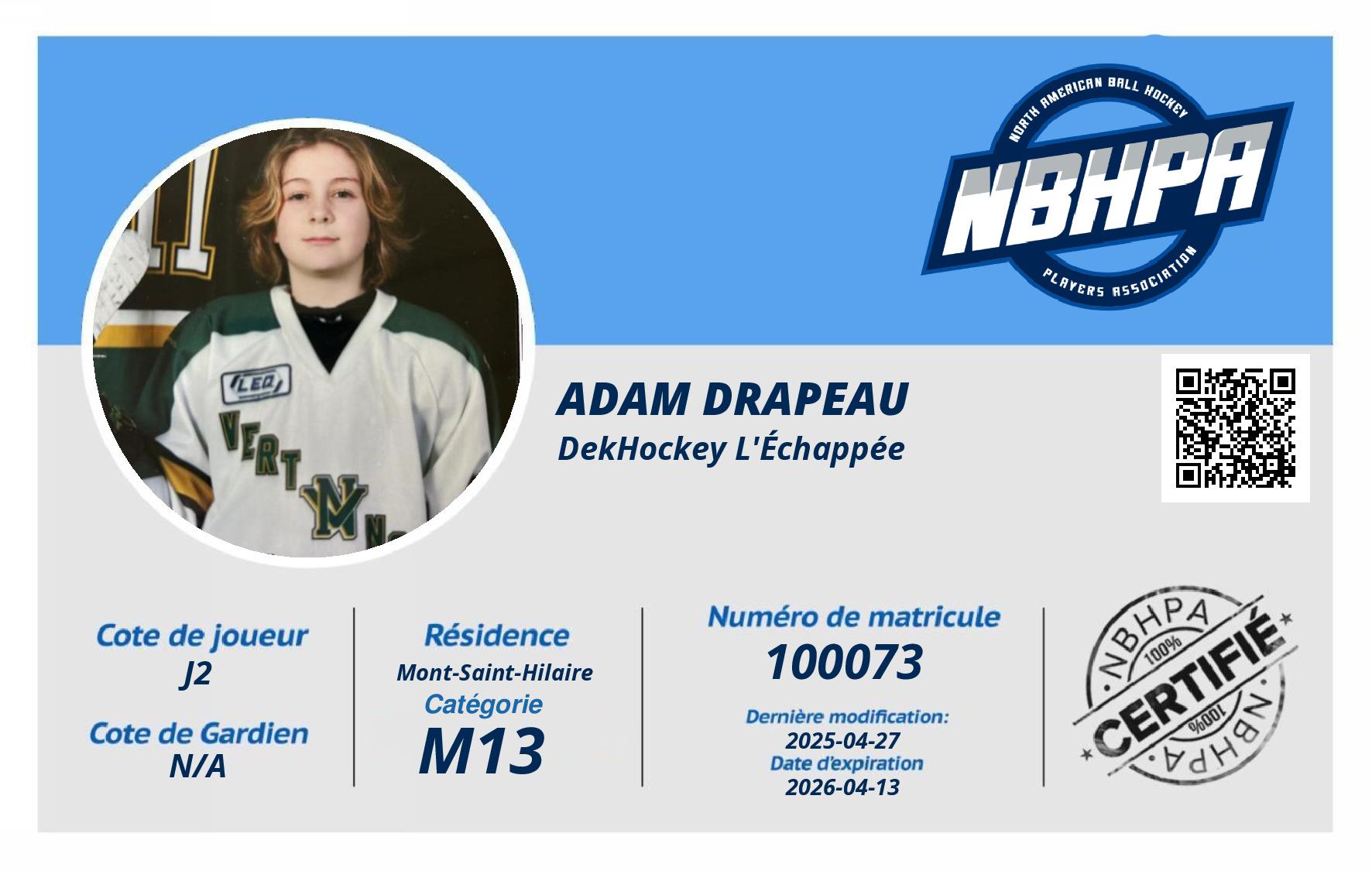 Adam Drapeau