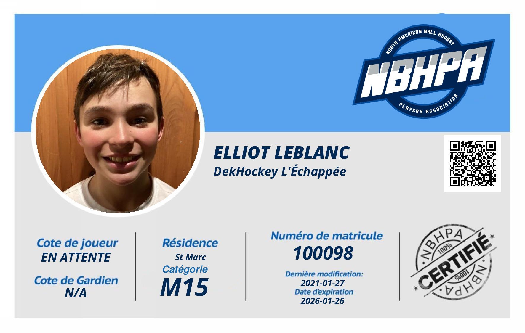 Elliot Leblanc