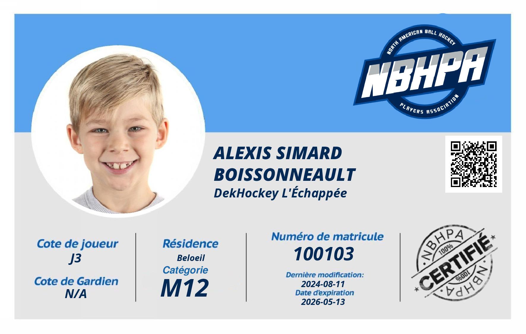 Alexis Simard Boissonneault