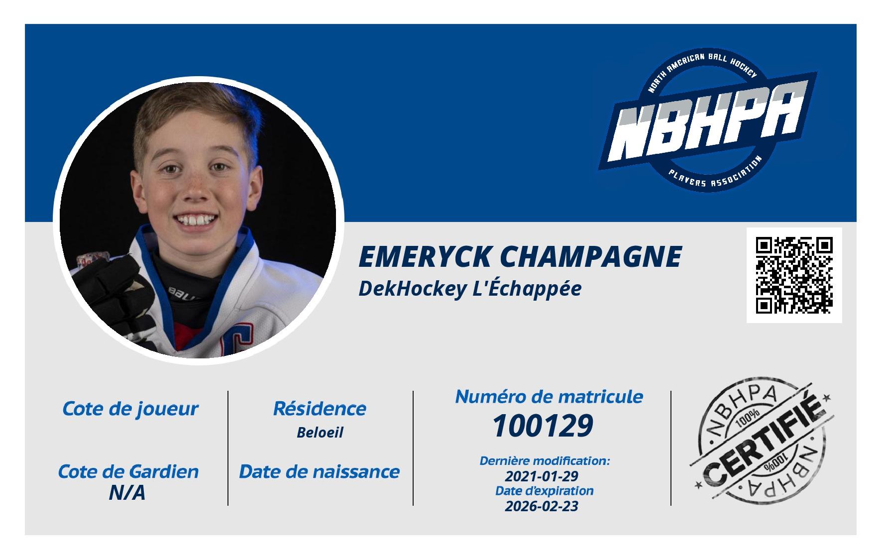 Emeryck Champagne