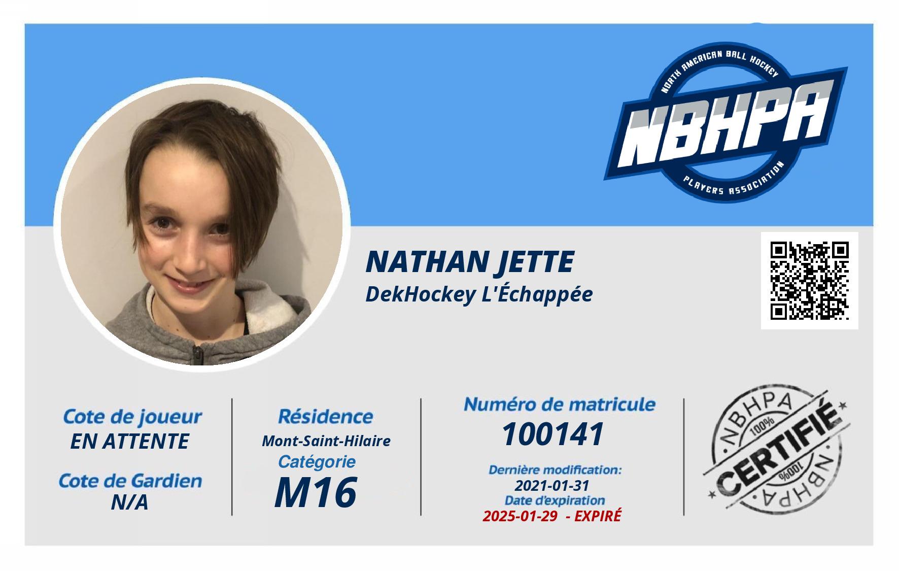 Nathan Jette