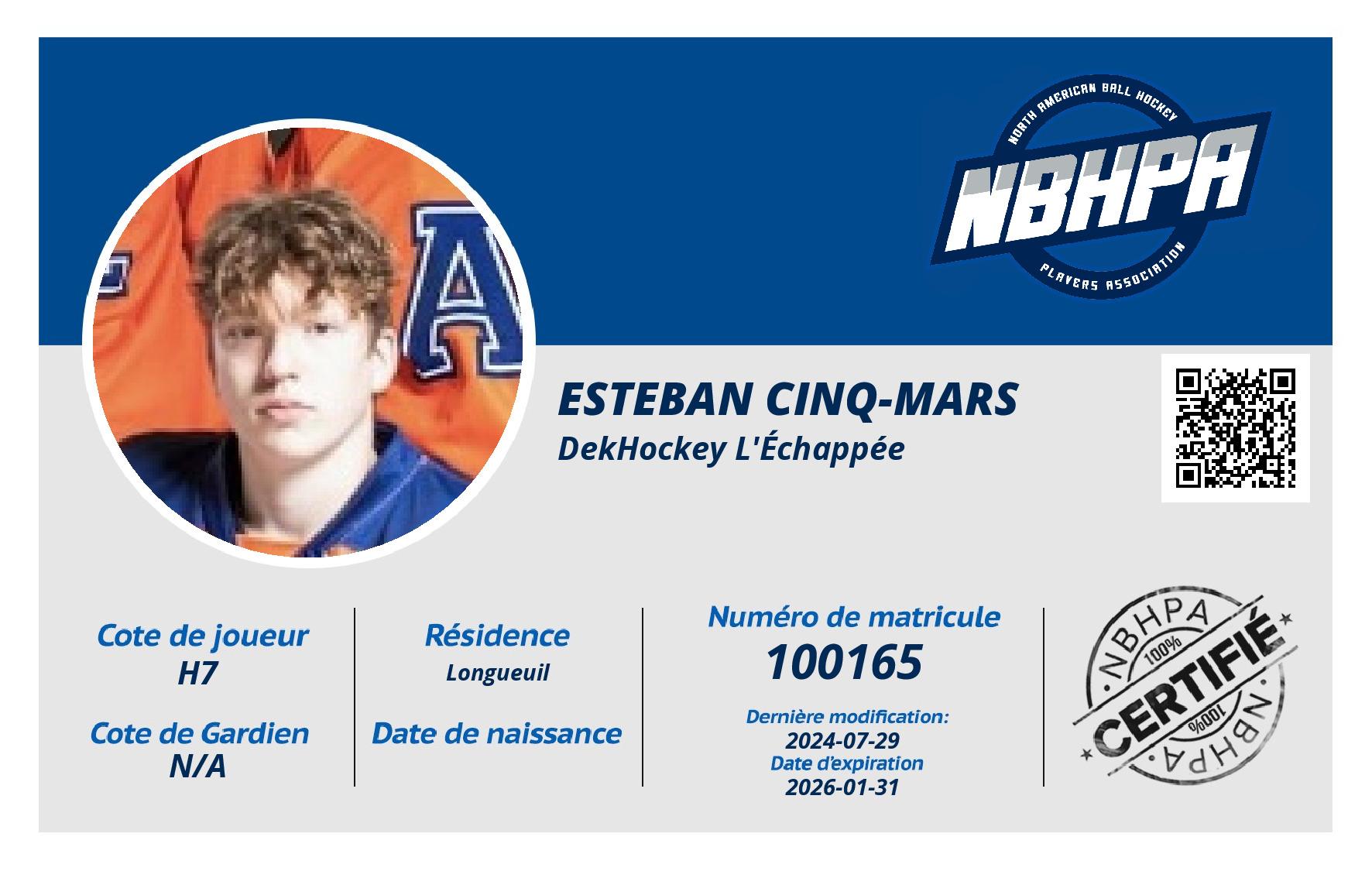 Esteban Cinq-Mars