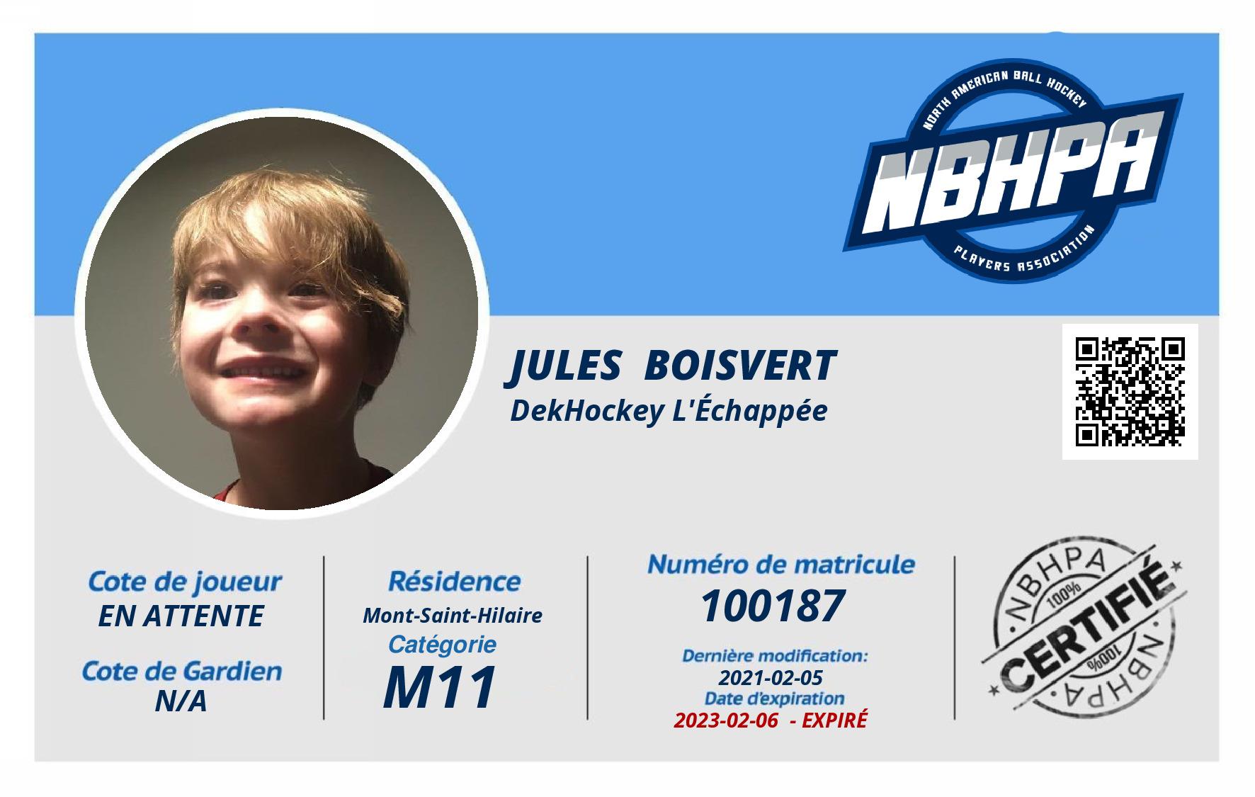 Jules  Boisvert