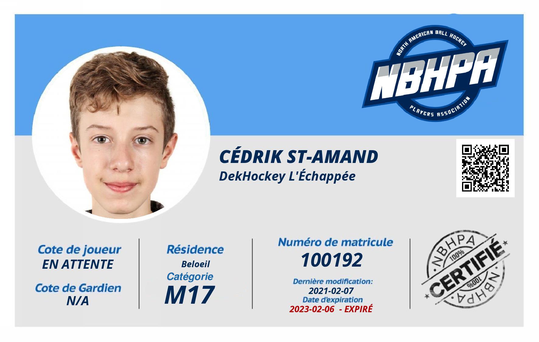 Cédrik St-Amand