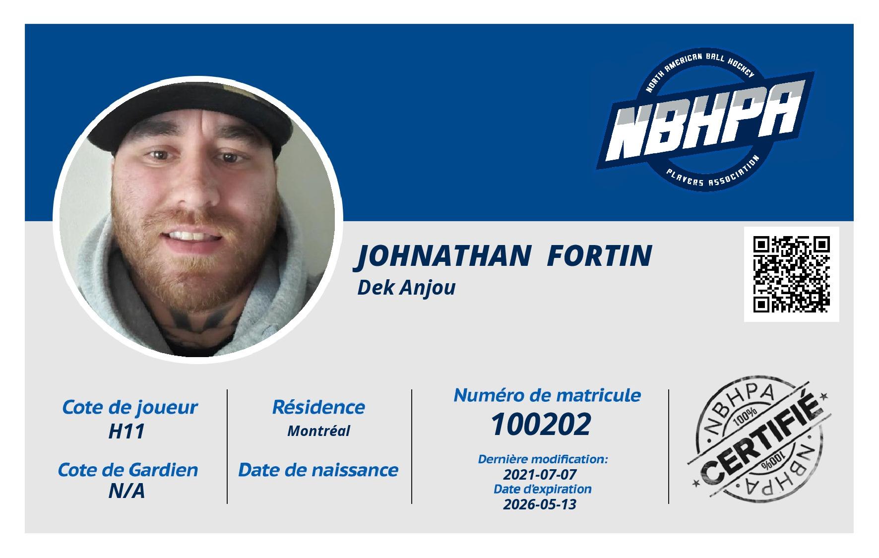 Johnathan  Fortin