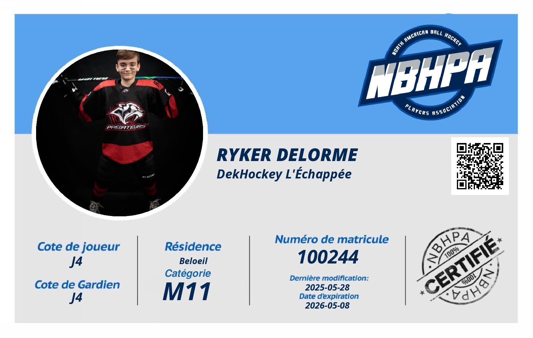 Ryker Delorme