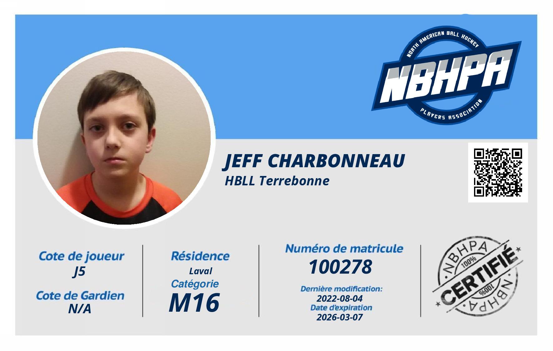 Jeff Charbonneau