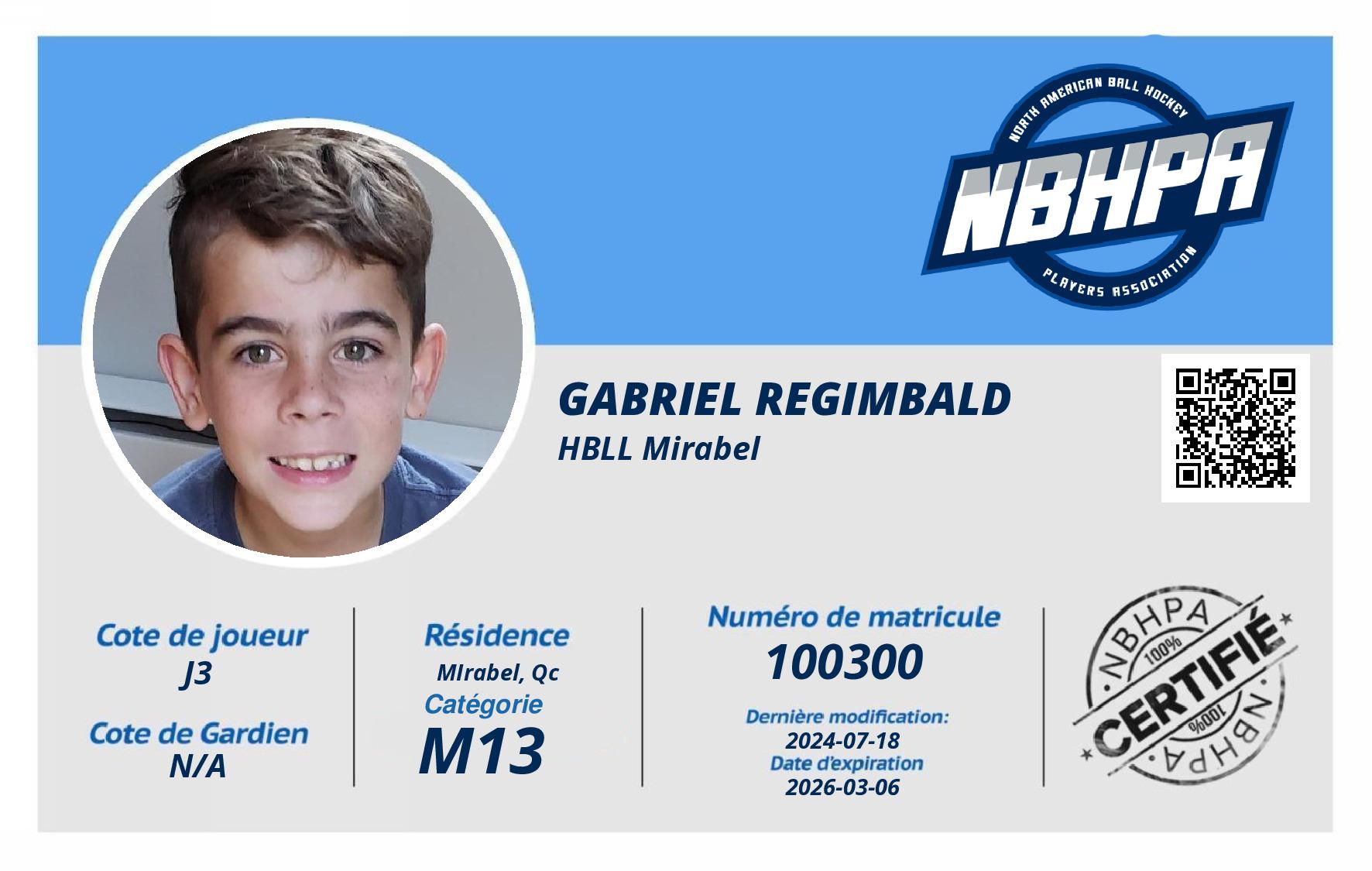 Gabriel Regimbald