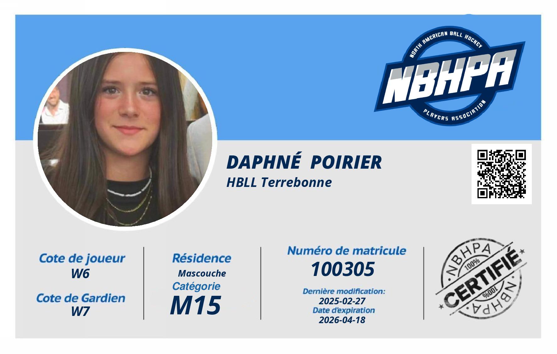 Daphné  Poirier