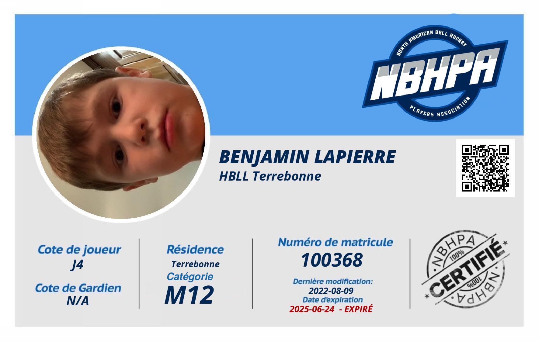 Benjamin Lapierre