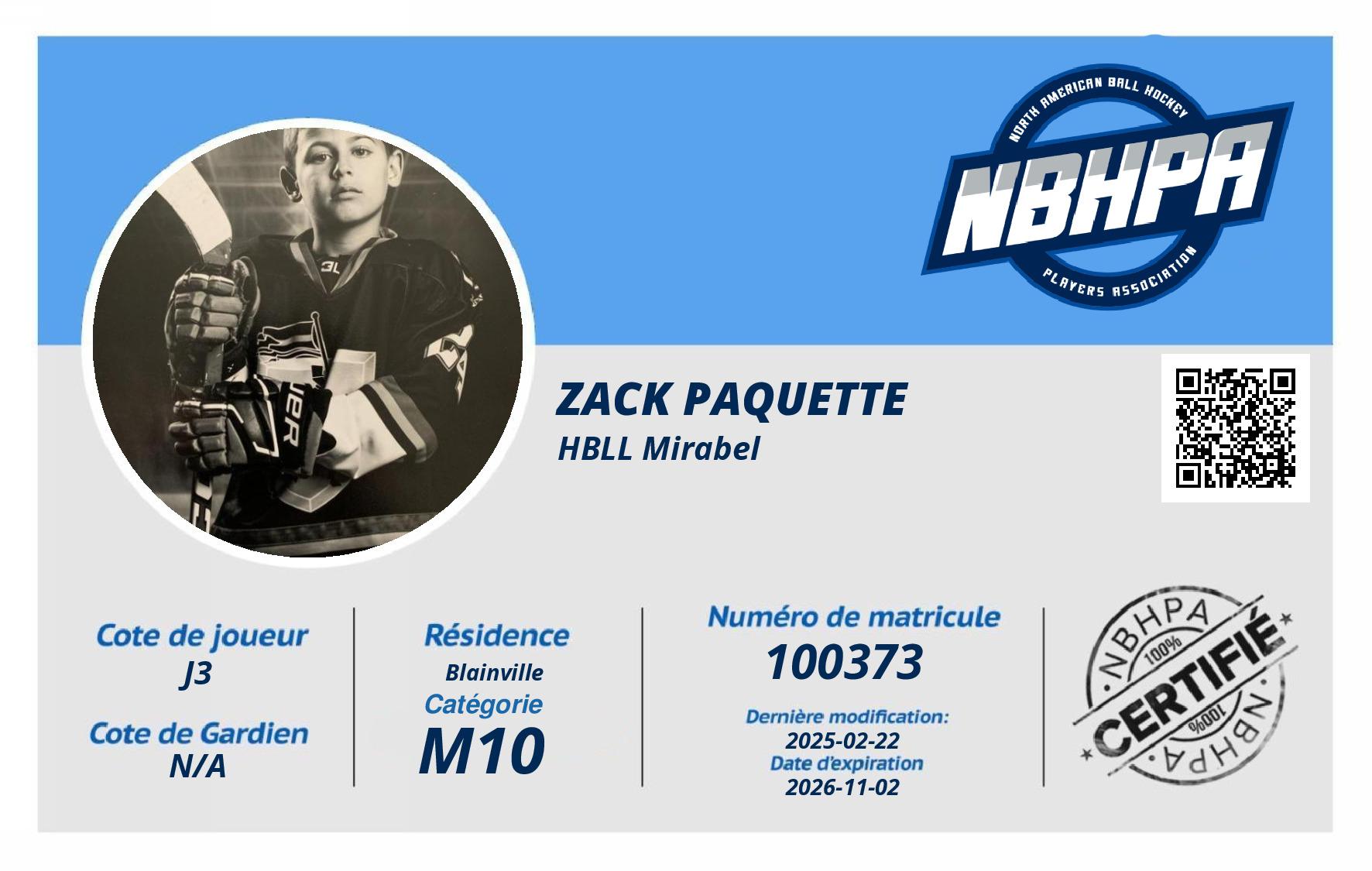 Zack Paquette 