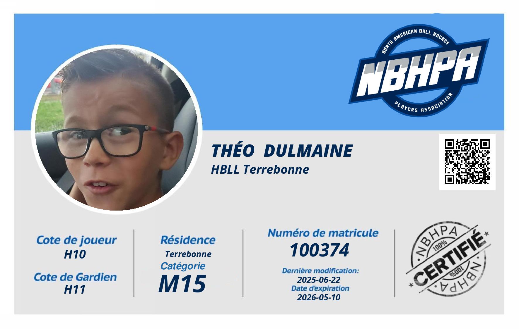 Théo  Dulmaine 