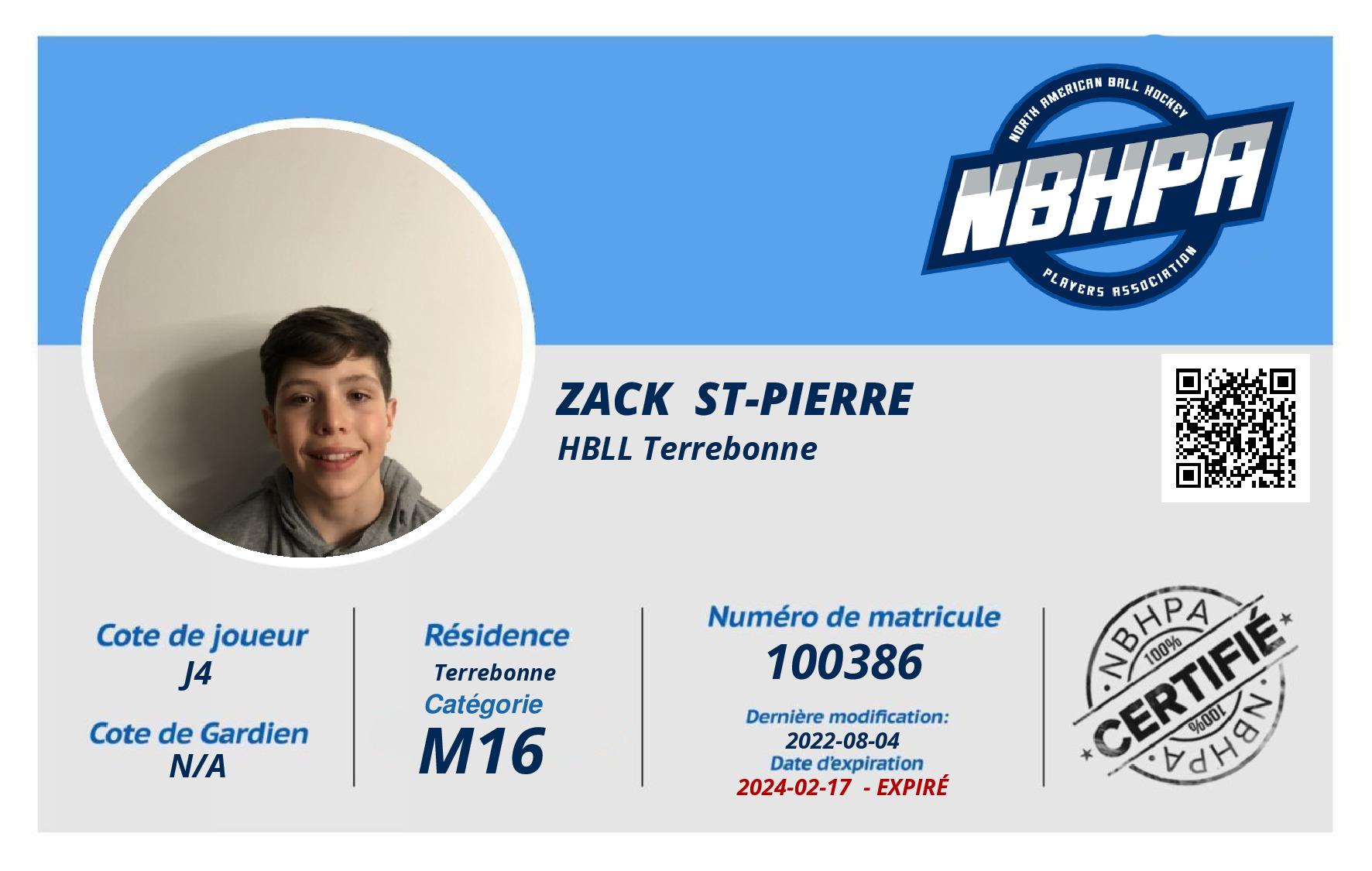 Zack  St-Pierre 