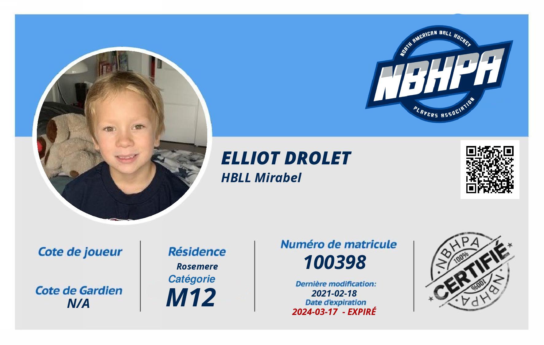 Elliot Drolet