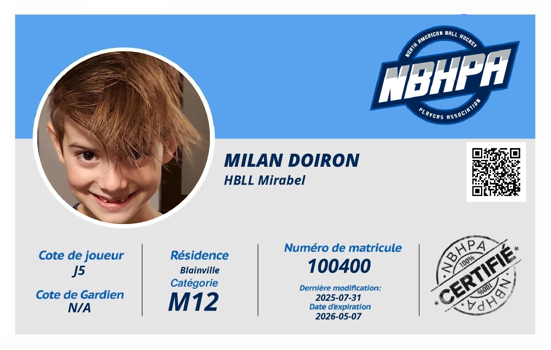 Milan Doiron