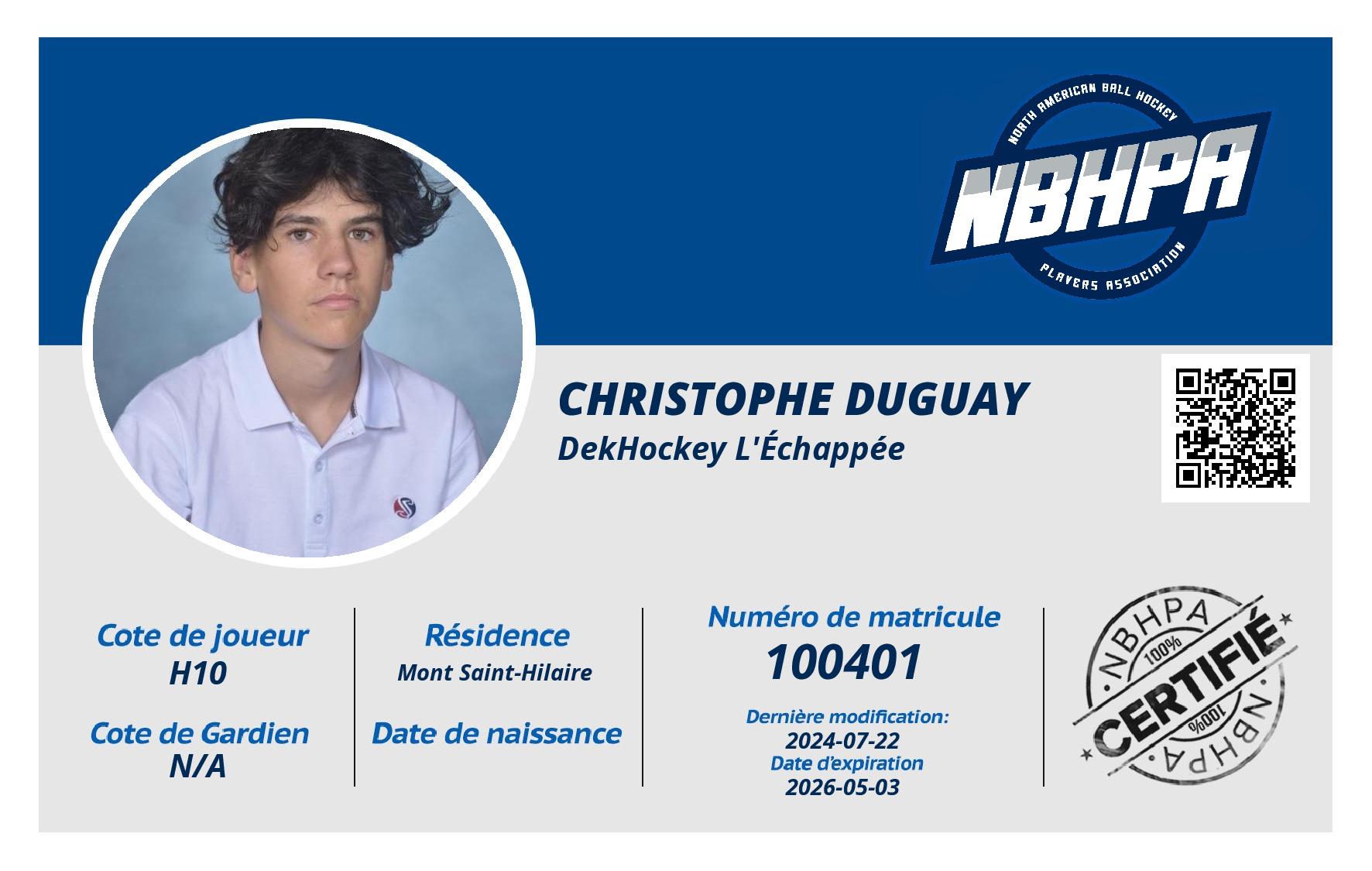 Christophe Duguay