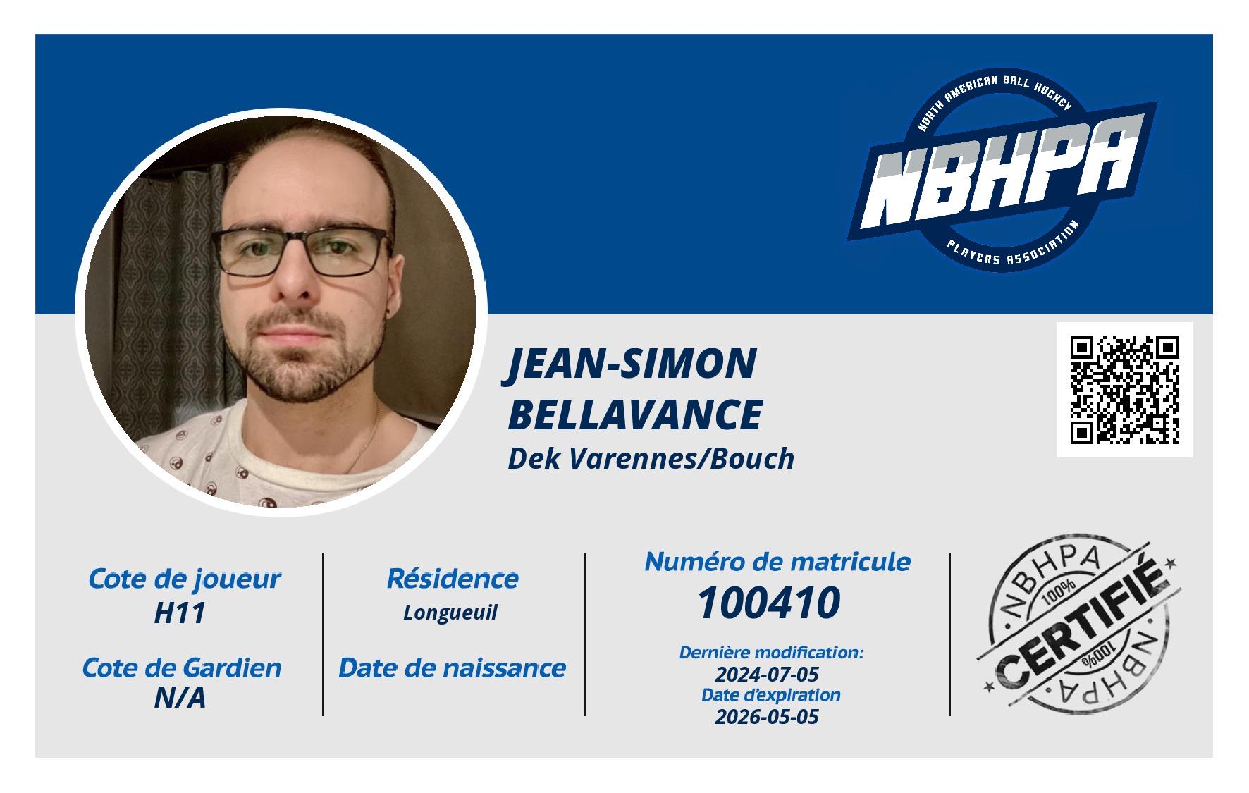 Jean-Simon Bellavance