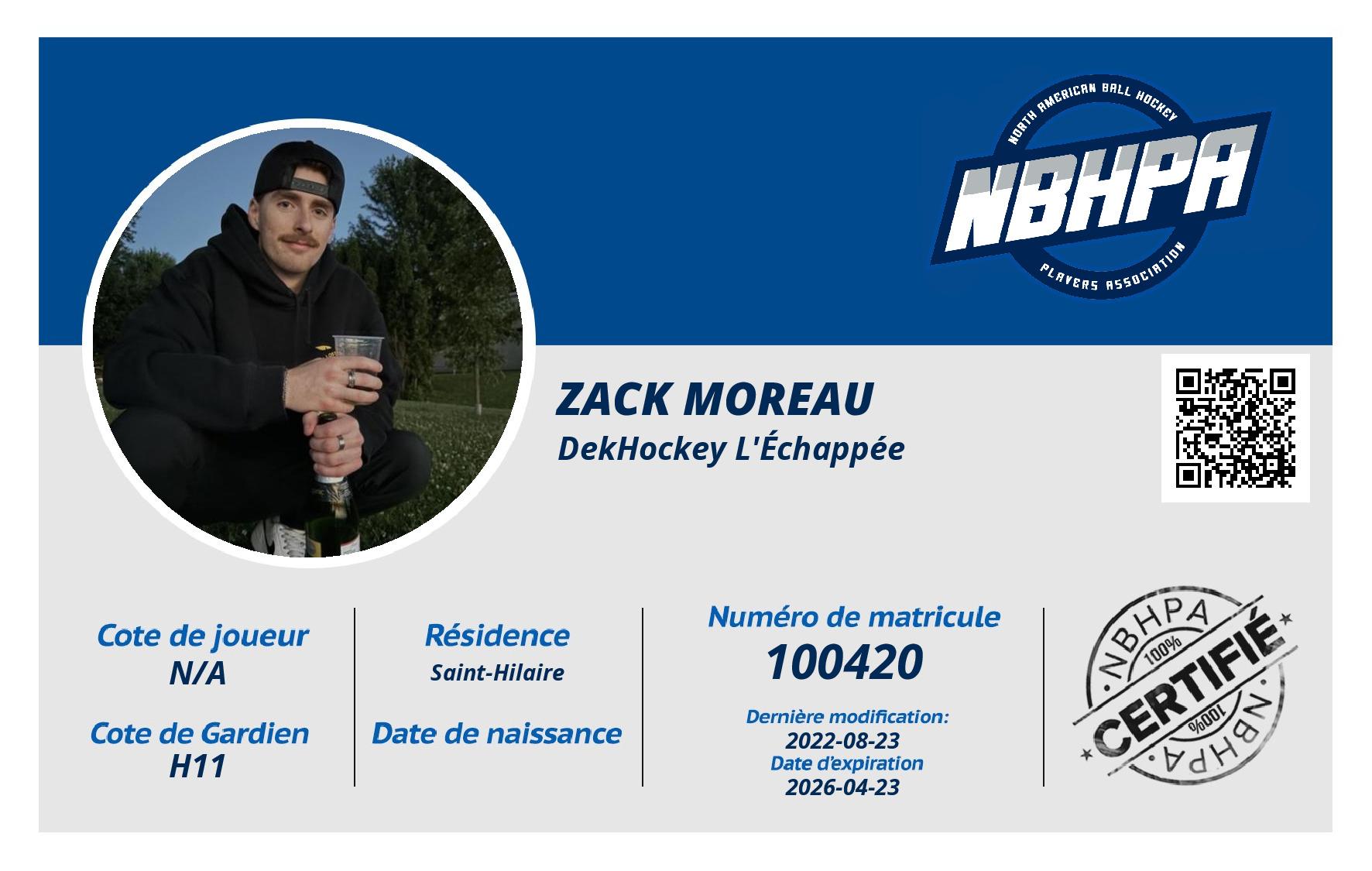 Zack Moreau