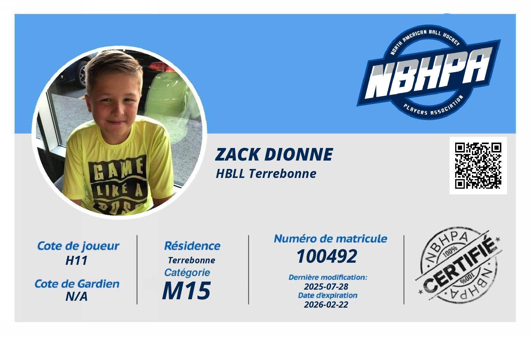 Zack Dionne