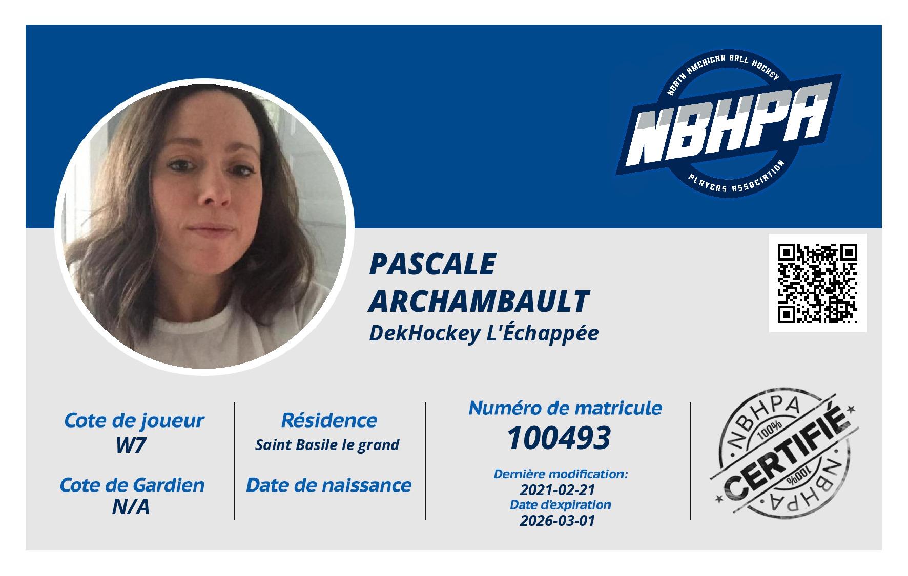 Pascale  Archambault 