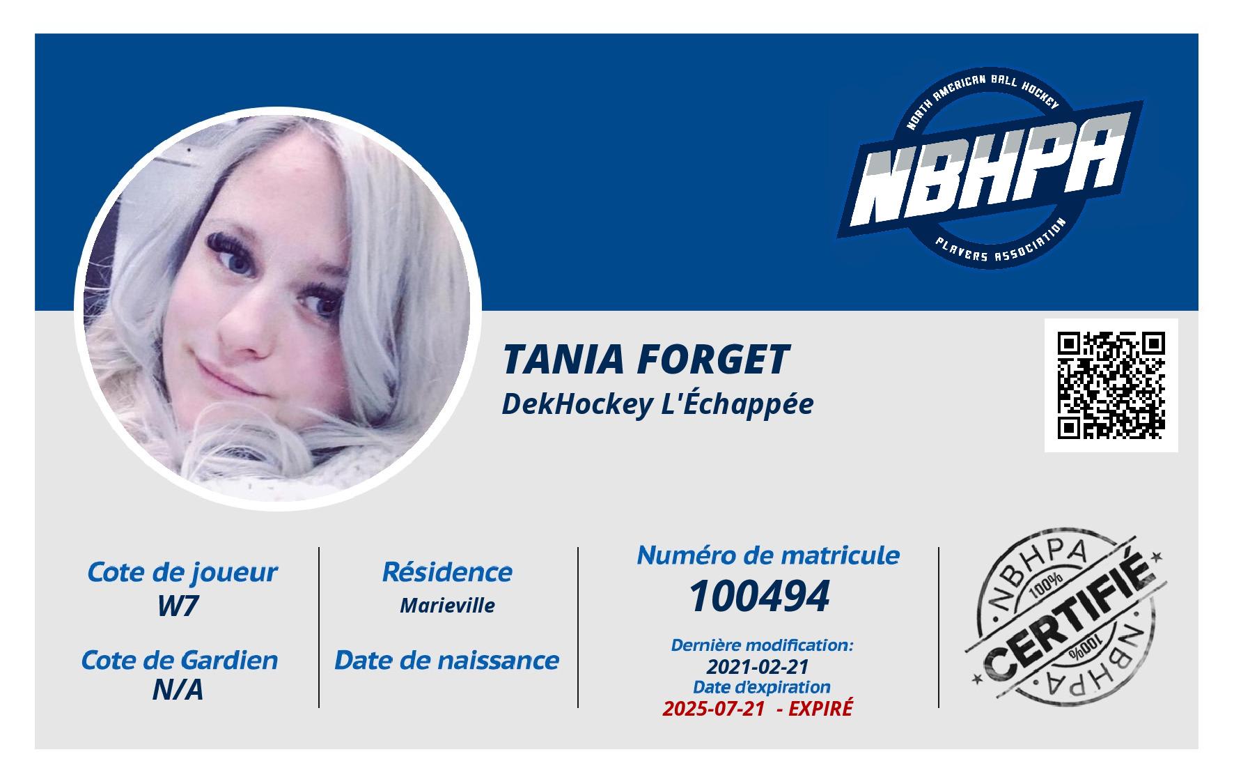 Tania Forget
