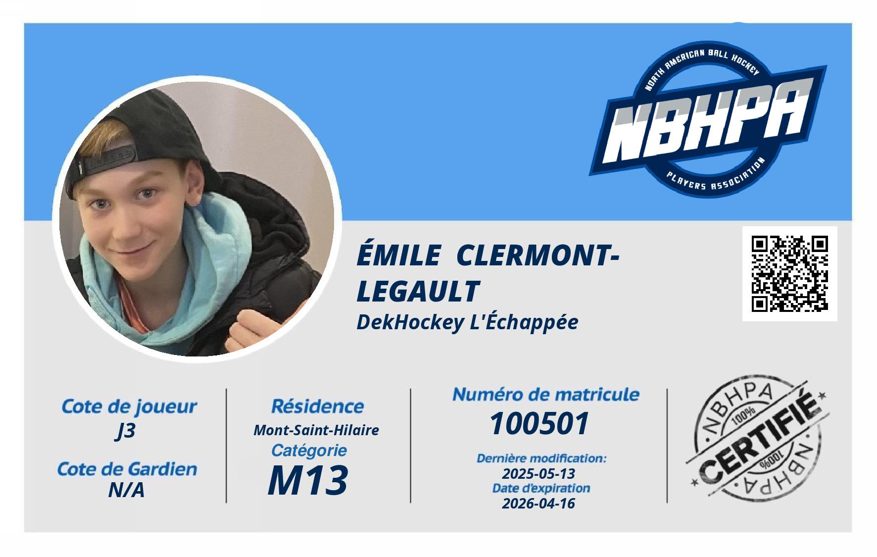 Émile  Clermont-Legault