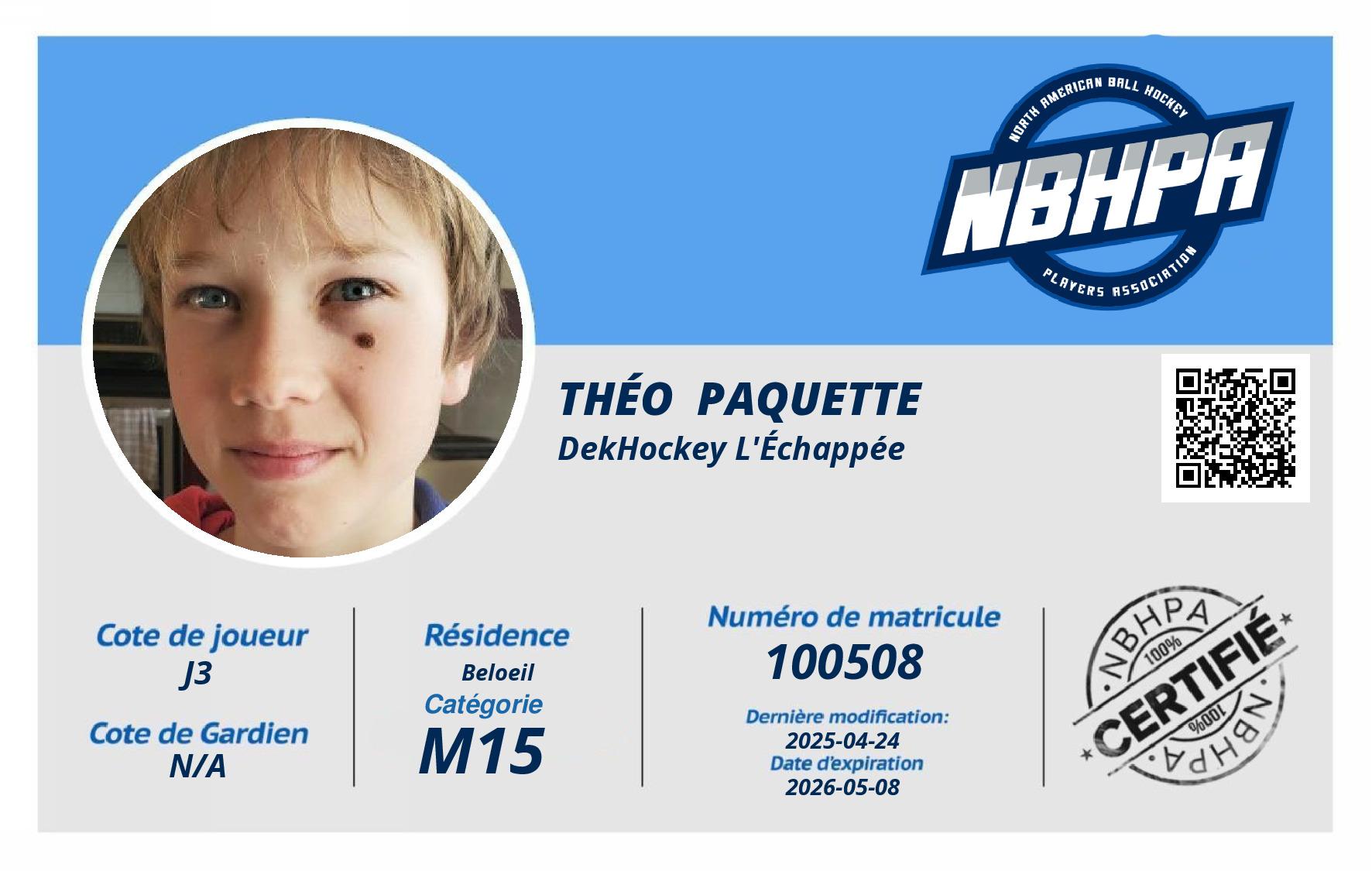 Théo  Paquette