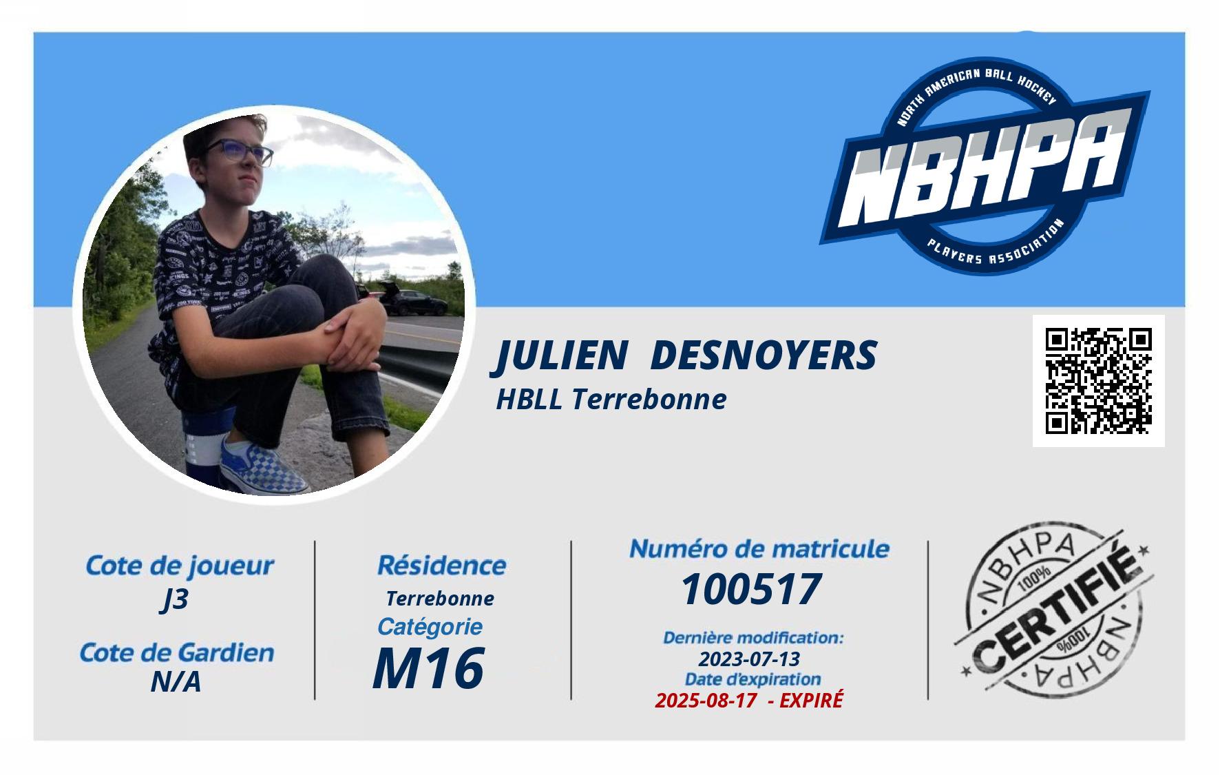 Julien  Desnoyers 