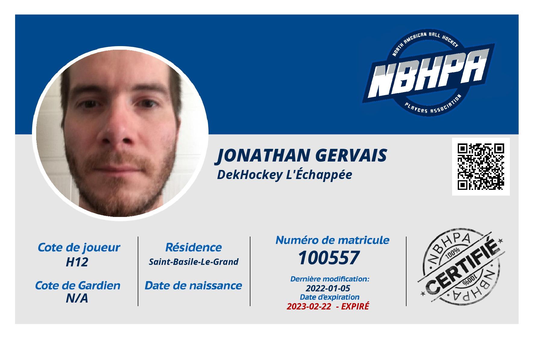 Jonathan Gervais
