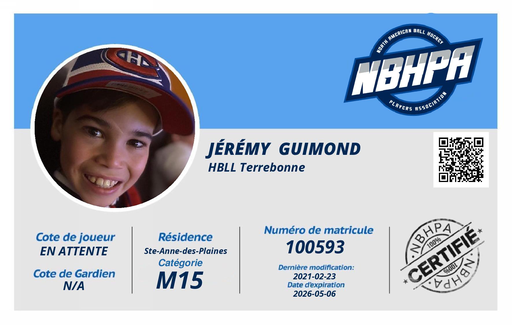 Jérémy  Guimond
