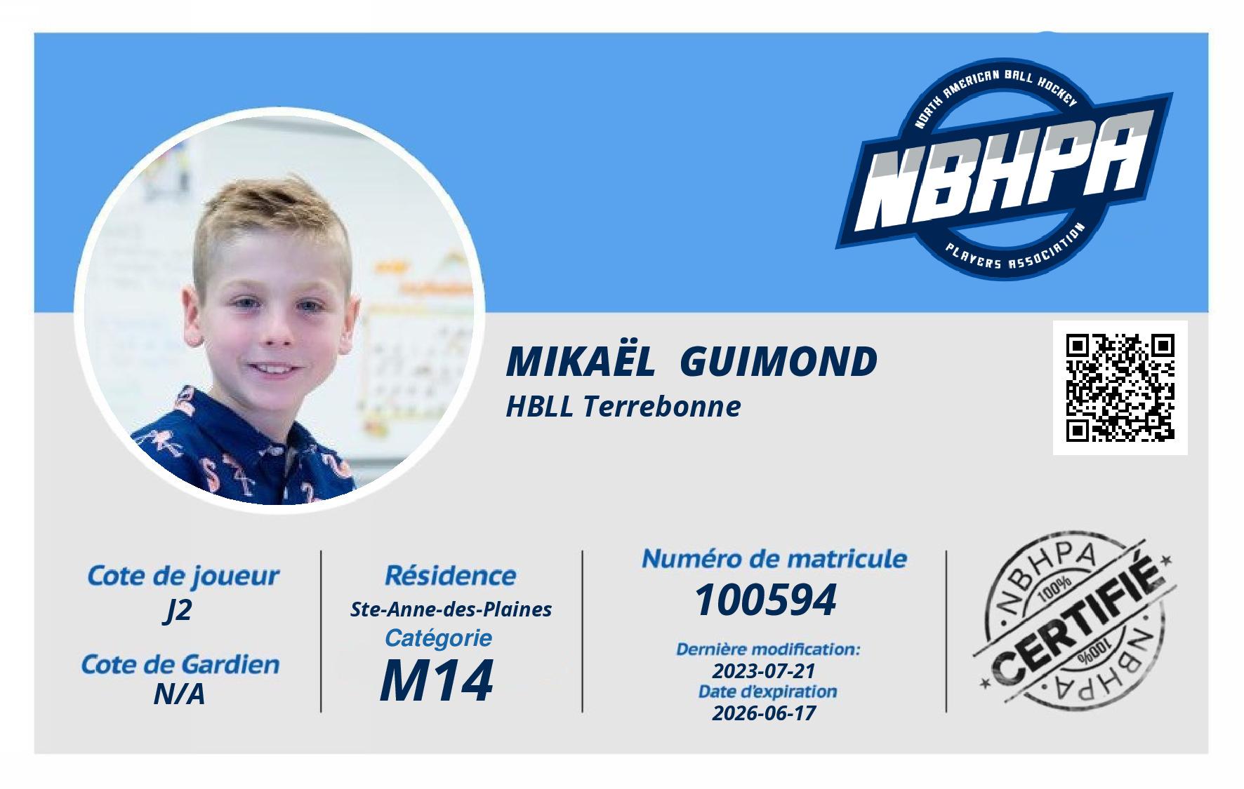 Mikaël  Guimond 
