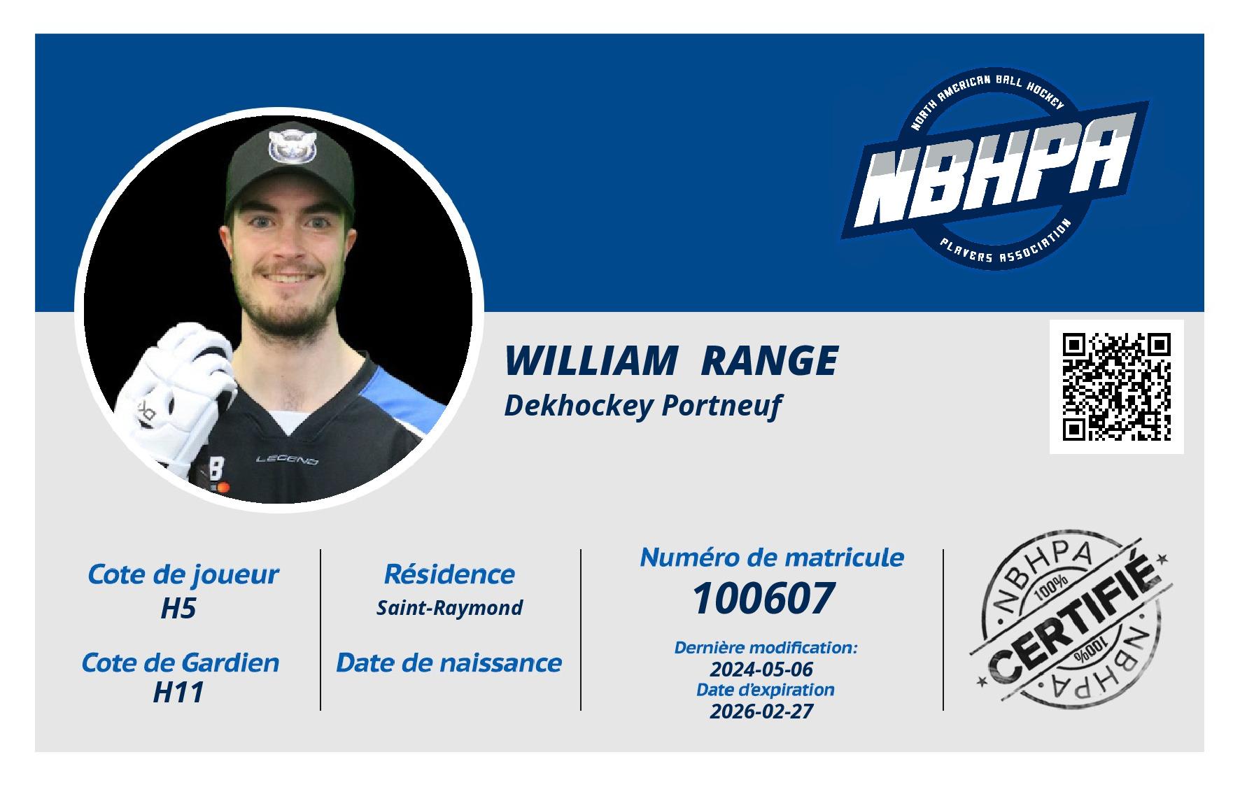 William  Range