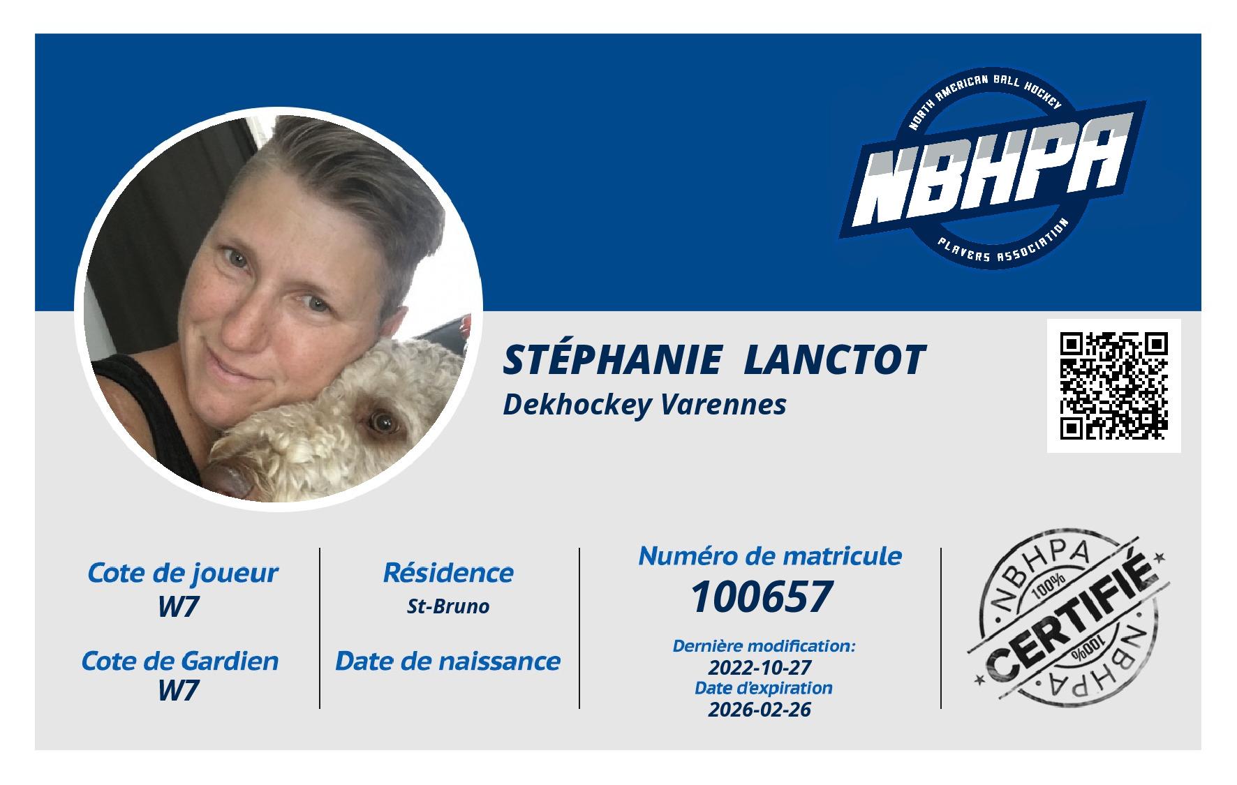 Stéphanie  Lanctot