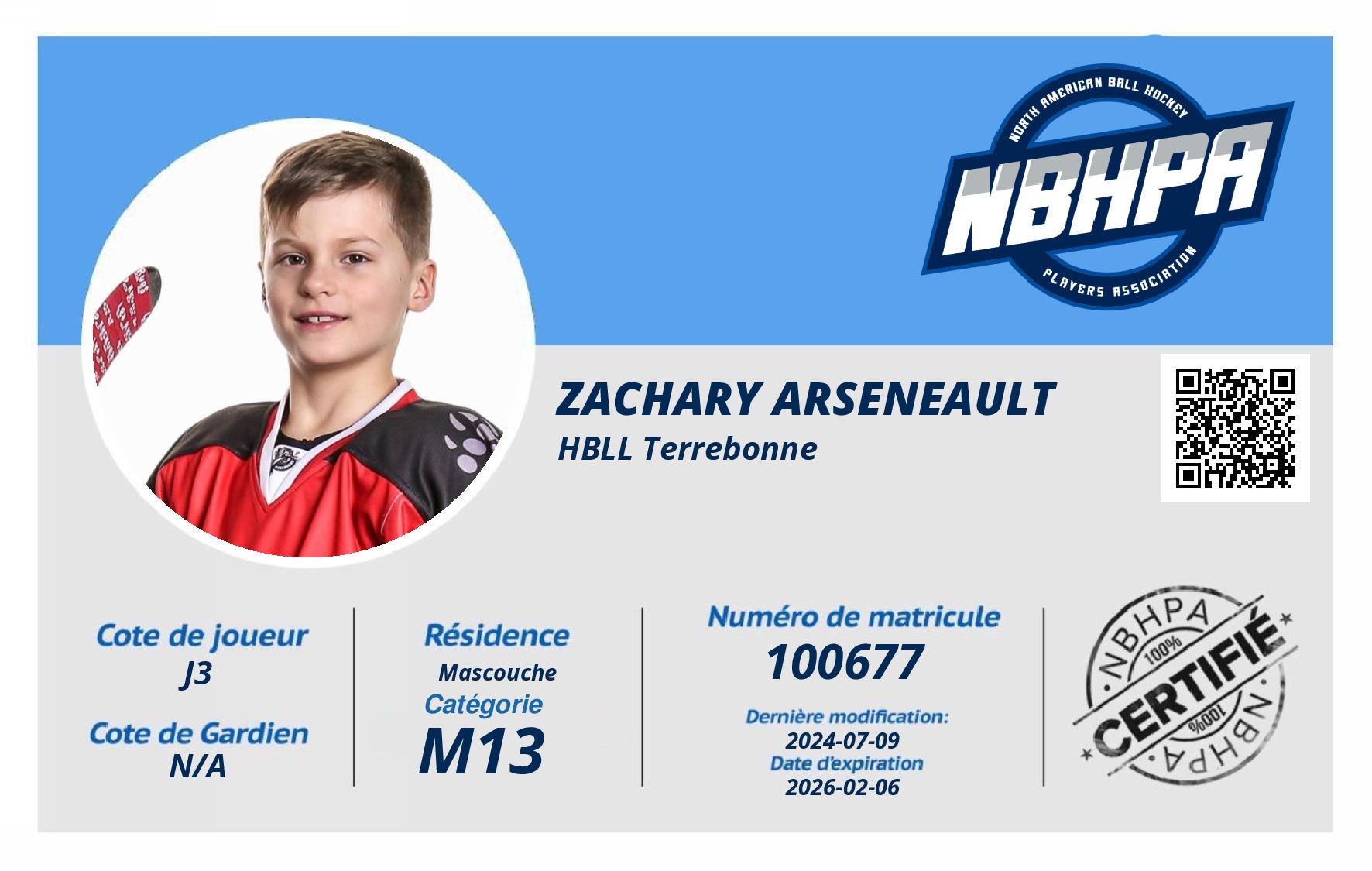 Zachary Arseneault
