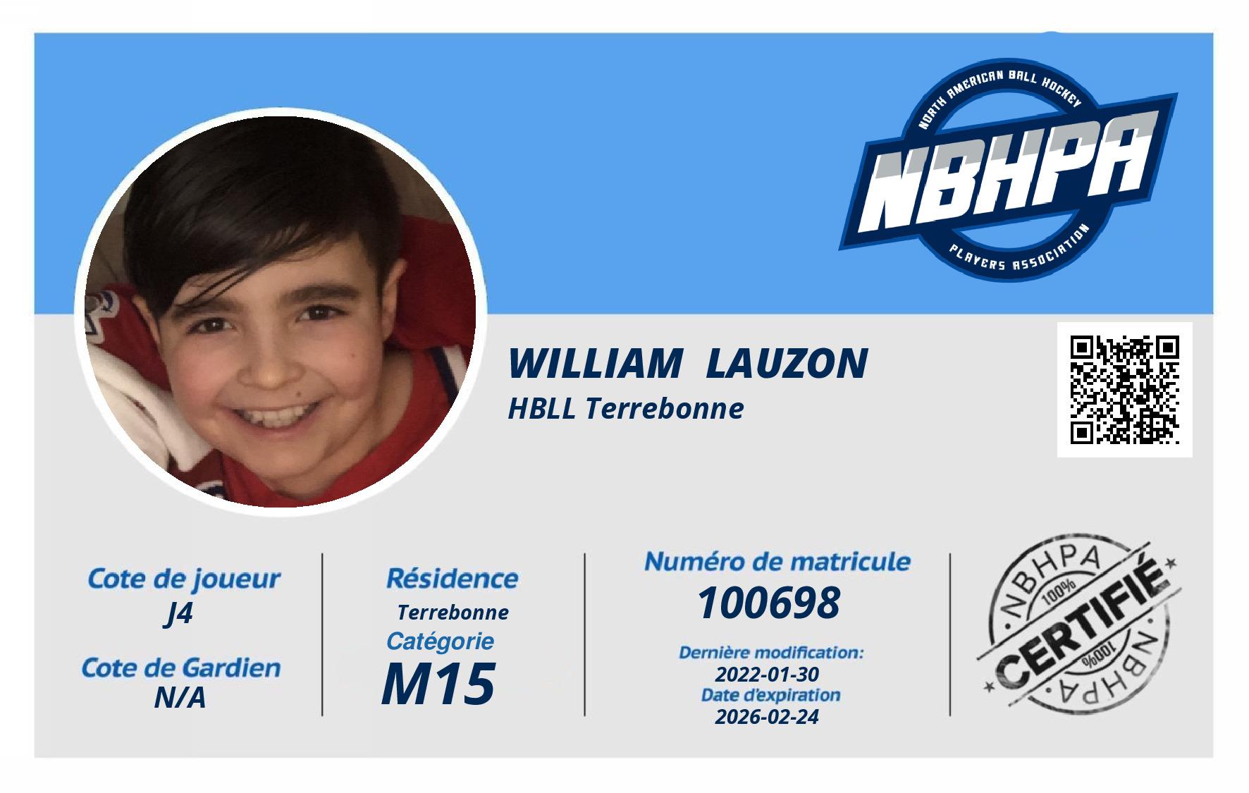 William  Lauzon