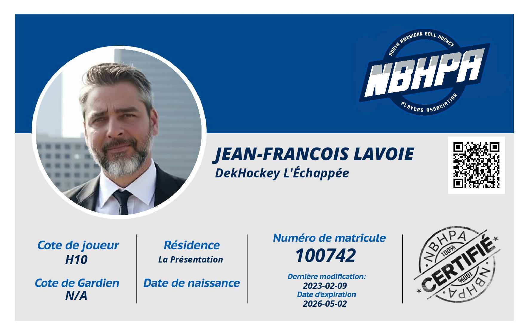 Jean-Francois Lavoie