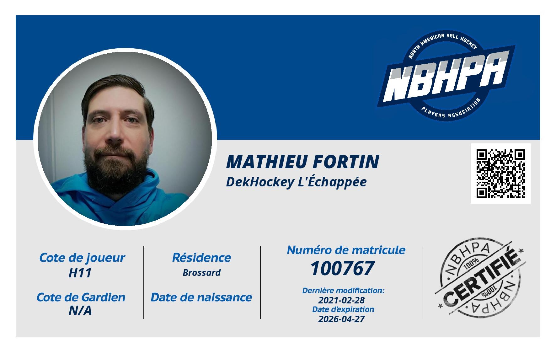 Mathieu Fortin