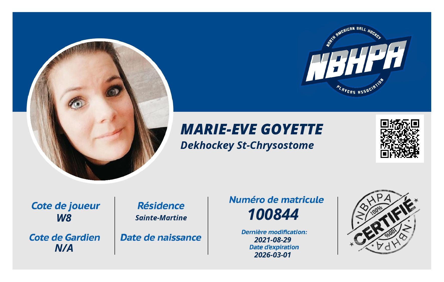Marie-Eve Goyette
