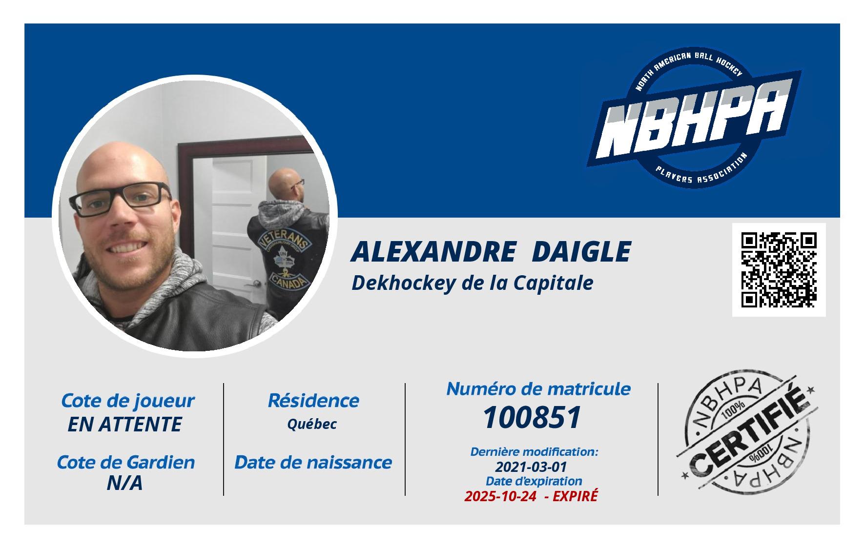 Alexandre  Daigle