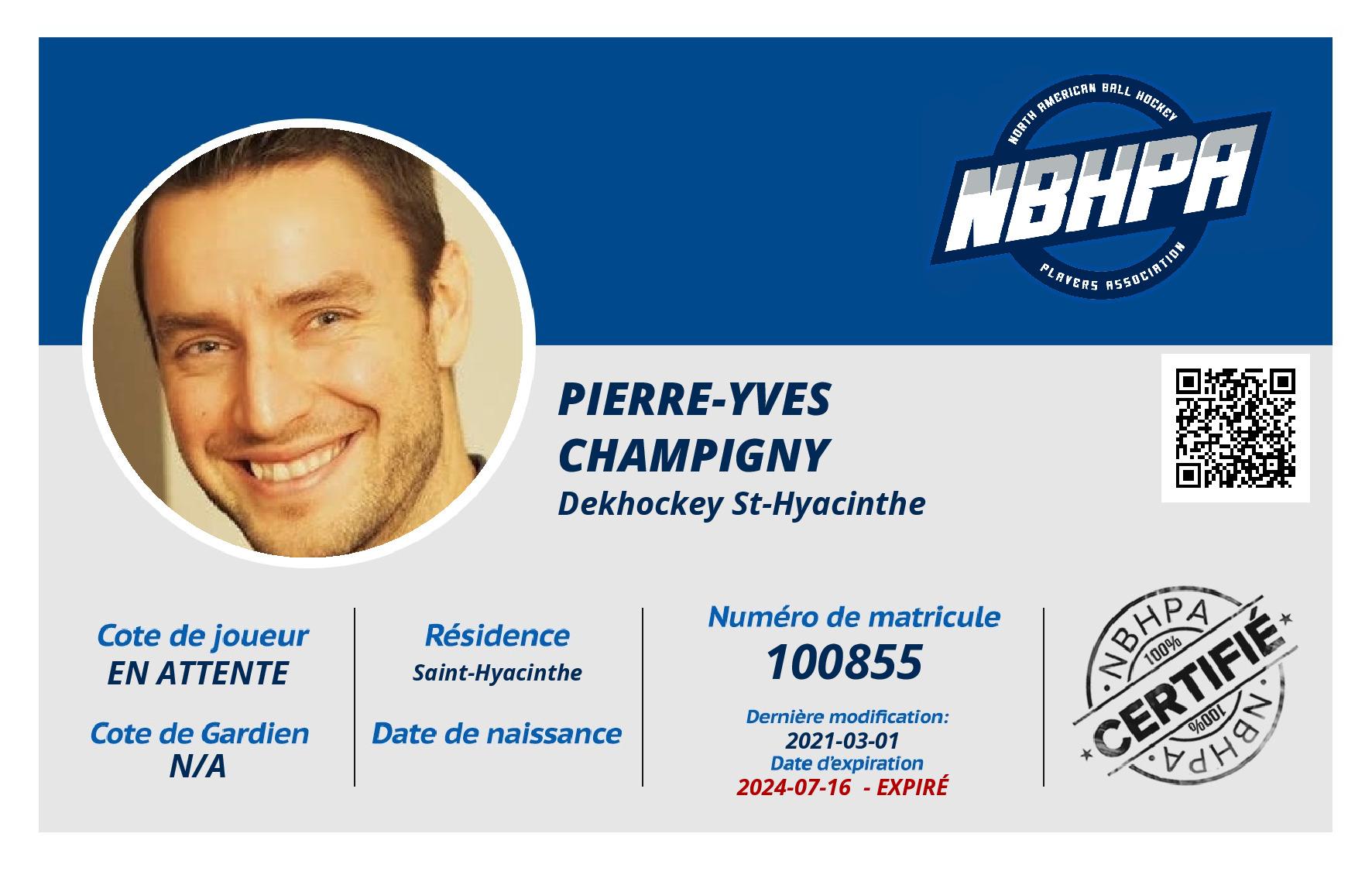 Pierre-Yves Champigny