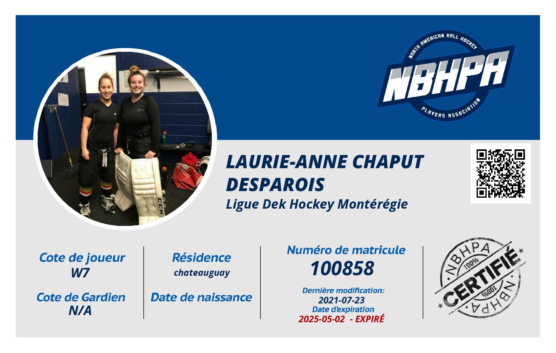Laurie-Anne Chaput Desparois