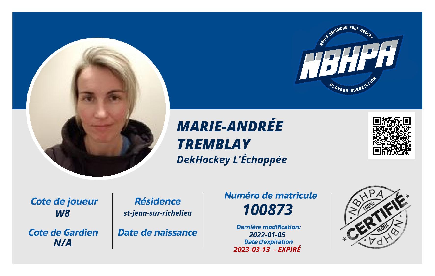 Marie-Andrée Tremblay