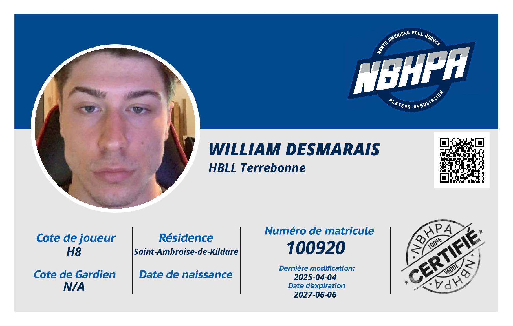 William Desmarais